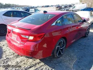 2022 Honda Accord Sedan Sport SE with VIN 1HGCV1F4XNA056237, listed as a IAAI auction lot 41633395 with 77,719 mi miles. Bid and sale history available at carsss.com. Image 4.