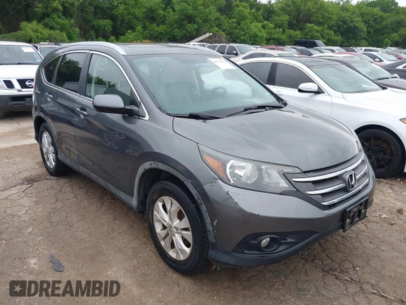 2012 Honda CR-V EX-L with VIN 5J6RM3H73CL022649, listed as a IAAI auction lot 42113930 with 127,625 mi miles. Bid and sale history available at carsss.com. Image 1.