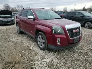 2012 GMC Terrain SLT-2 with VIN 2GKFLWE55C6316986, listed as a Copart auction lot 46814535 with 205,832 mi miles and Salvage Title. Bid and sale history available at DreamBid. Image 12.