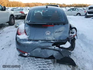 2017 Volkswagen Beetle 1.8T S with VIN 3VWF17ATXHM621177, listed as a Copart auction lot 85921004 with 0 mi miles and Salvage Title. Bid and sale history available at carsss.com. Image 6.