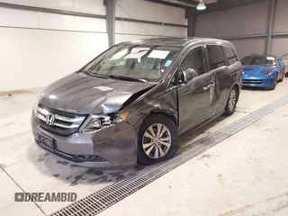 2015 Honda Odyssey EX-L with VIN 5FNRL5H65FB126479, listed as a IAAI auction lot 38993955 with 196,199 mi miles and . Bid and sale history available at carsss.com. Image 2.