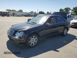 2006 Mercedes-Benz C 280 Luxury with VIN WDBRF54H16A867749, listed as a Copart auction lot 56594585 with 227,397 mi miles and Salvage title. Bid and sale history available at DreamBid. Image 1.