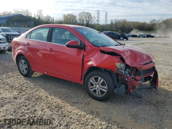2015 Chevrolet Sonic LT with VIN 1G1JC5SHXF4213334, listed as a Copart auction lot 50563675 with 100,122 mi miles and Clean Title. Bid and sale history available at DreamBid. Image 4.
