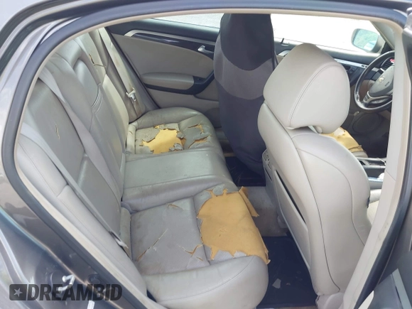 2008 Acura TL with VIN 19UUA66208A049992, listed as a IAAI auction lot 41976598 with 1 mi miles. Bid and sale history available at carsss.com. Image 8.