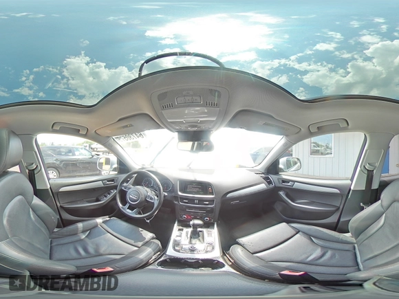 2013 Audi Q5 Premium Plus with VIN WA1DGAFPXDA054231, listed as a Copart auction lot 64730575 with 128,807 mi miles and Salvage title. Bid and sale history available at DreamBid. Image 15.
