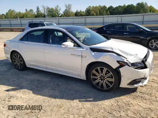 2017 Lincoln Continental Reserve with VIN 1LN6L9NP3H5618225, listed as a Copart auction lot 74815064 with 53,302 mi miles and Salvage Title. Bid and sale history available at carsss.com. Image 4.