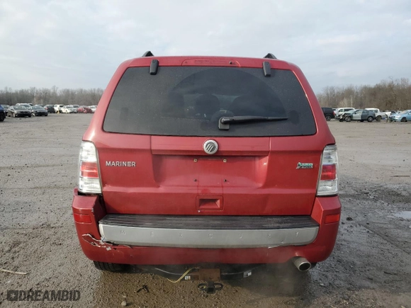 2010 Mercury Mariner with VIN 4M2CN9BG7AKJ23405, listed as a Copart auction lot 84254994 with 71,705 mi miles and Salvage Title. Bid and sale history available at carsss.com. Image 6.