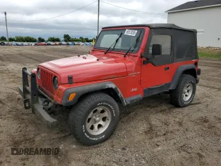 1997 Jeep Wrangler Sport with VIN 1J4FY19S2VP457138, listed as a Copart auction lot 65575285 with 209,000 mi miles and Clean title. Bid and sale history available at DreamBid. Image 1.