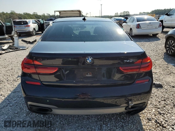 2019 BMW 7 Series 740i with VIN WBA7E2C50KB216499, listed as a Copart auction lot 68828673 with 94,549 mi miles. Bid and sale history available at carsss.com. Image 6.