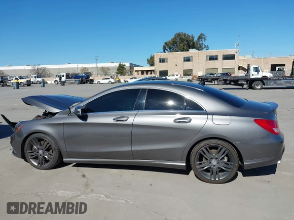 2015 Mercedes-Benz CLA 250 with VIN WDDSJ4EB8FN263877, listed as a IAAI auction lot 41870012 with 82,369 mi miles and . Bid and sale history available at DreamBid. Image 14.