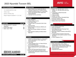 2023 Hyundai Tucson SEL with VIN 5NMJBCAE3PH217966, listed as a Copart auction lot 60614095 with 49,571 mi miles and Non repairable. Bid and sale history available at DreamBid. Image 13.