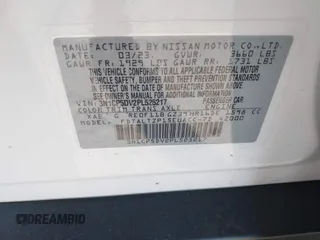 2023 Nissan Kicks SR with VIN 3N1CP5DV2PL525217, listed as a IAAI auction lot 41690577 with 9,556 mi miles and . Bid and sale history available at DreamBid. Image 9.