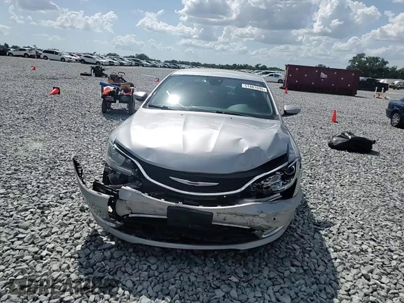 2015 Chrysler 200 C with VIN 1C3CCCEG4FN523839, listed as a Copart auction lot 51481695 with 96,694 mi miles and Salvage Title. Bid and sale history available at carsss.com. Image 10.