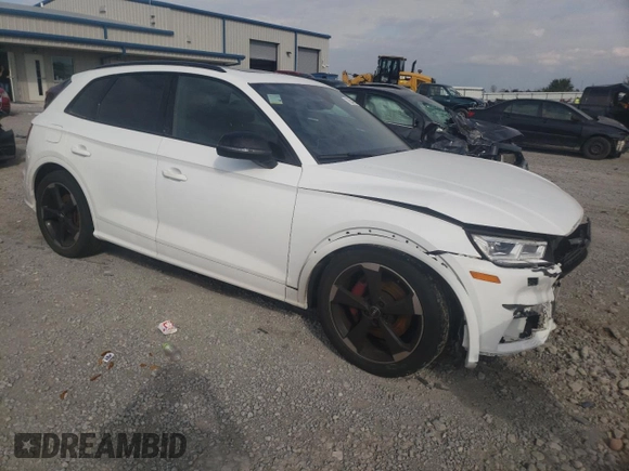 2020 Audi SQ5 Premium Plus with VIN WA1B4AFY7L2018384, listed as a Copart auction lot 72654293 with 33,008 mi miles. Bid and sale history available at carsss.com. Image 4.