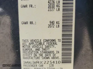 2018 Nissan Altima 2.5 S with VIN 1N4AL3AP4JC225410, listed as a Copart auction lot 49322505 with 131,989 mi miles and Salvage Title. Bid and sale history available at carsss.com. Image 12.