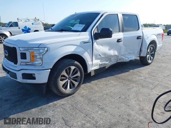 2019 Ford F-150 XL with VIN 1FTEW1CP9KKC27035, listed as a IAAI auction lot 41994993 with 125,879 mi miles and . Bid and sale history available at carsss.com. Image 18.