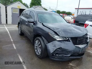 2014 Acura MDX Technology with VIN 5FRYD4H65EB048012, listed as a IAAI auction lot 42301843 with 223,062 mi miles and . Bid and sale history available at DreamBid. Image 1.