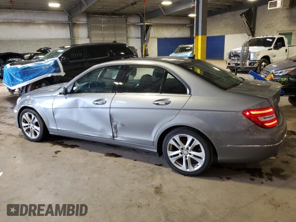 2012 Mercedes-Benz C 300 Sport with VIN WDDGF8BB1CA647084, listed as a Copart auction lot 53452325 with 95,059 mi miles and Salvage Title. Bid and sale history available at DreamBid. Image 2.