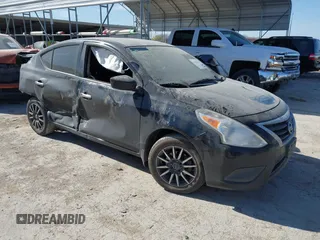 2015 Nissan Versa SV with VIN 3N1CN7AP5FL898189, listed as a IAAI auction lot 41797118 with 206,357 mi miles. Bid and sale history available at carsss.com. Image 1.
