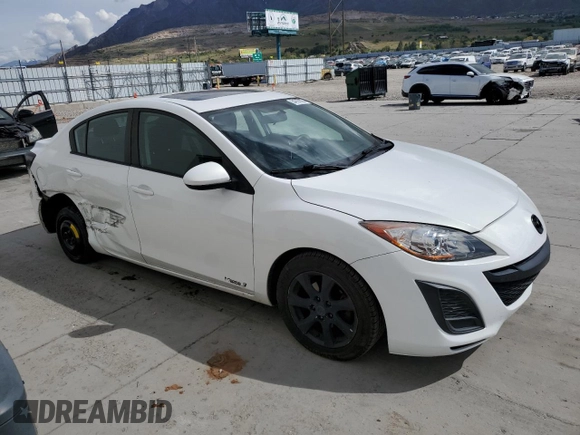 2011 Mazda 3 i Touring with VIN JM1BL1VG2B1383836, listed as a Copart auction lot 54787025 with 168,073 mi miles and Salvage Title. Bid and sale history available at carsss.com. Image 4.