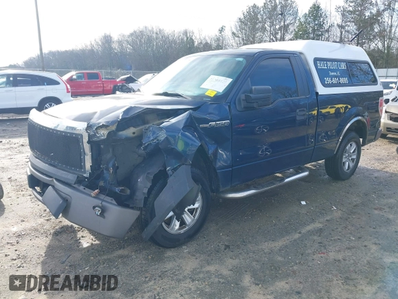 2013 Ford F-150 XL with VIN 1FTMF1CM1DKG40796, listed as a IAAI auction lot 41208425 with 154,987 mi miles and . Bid and sale history available at carsss.com. Image 17.