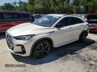 2022 Infiniti QX55 Luxe z VIN 3PCAJ5J34NF103809, wystawiony jako Copart lot #53529565 z przebiegiem 27 276 mil mil oraz Nie do naprawy • Non repairable. Historia ofert i sprzedaży dostępna na DreamBid. Obrazek 1.