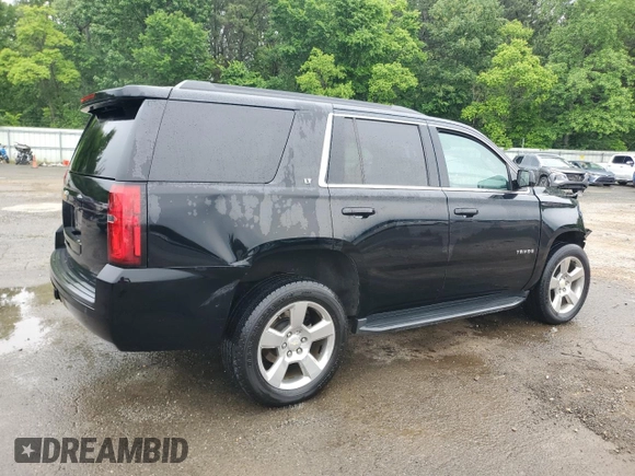 2017 Chevrolet Tahoe LT with VIN 1GNSCBKCXHR405767, listed as a Copart auction lot 55944575 with Not provided miles and Salvage title. Bid and sale history available at DreamBid. Image 3.