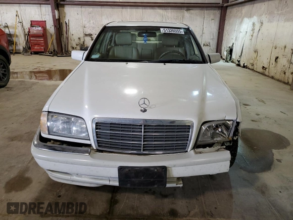 1999 Mercedes-Benz C 230/260/280/320 with VIN WDBHA24G5XA716110, listed as a Copart auction lot 51326555 with 107,190 mi miles and Salvage Title. Bid and sale history available at DreamBid. Image 5.