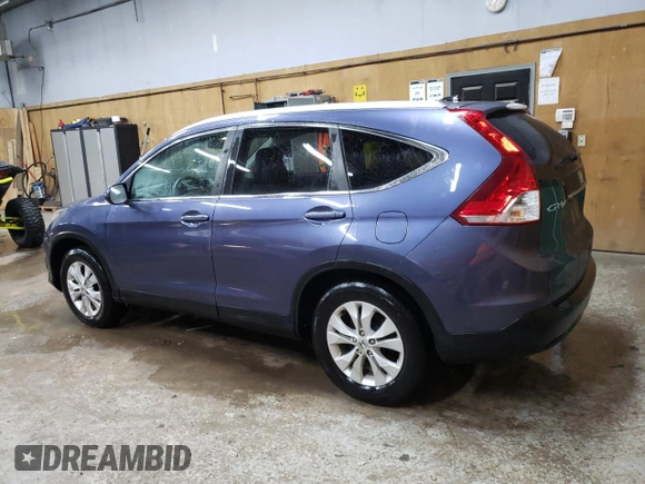 2014 Honda CR-V EX-L with VIN 5J6RM4H78EL048706, listed as a Copart auction lot 47868495 with 212,898 mi miles and Salvage Title. Bid and sale history available at carsss.com. Image 2.