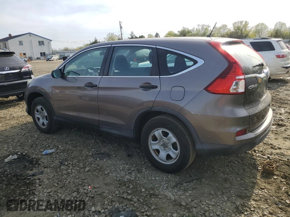 2015 Honda CR-V LX with VIN 5J6RM4H34FL086514, listed as a Copart auction lot 54051115 with 90,139 mi miles and Salvage Title. Bid and sale history available at DreamBid. Image 2.