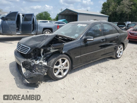 2007 Mercedes-Benz C 230 Sport with VIN WDBRF52H17E027385, listed as a Copart auction lot 54379815 with Not Provided miles and Salvage Title. Bid and sale history available at DreamBid. Image 1.