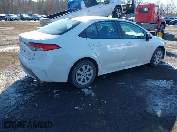 2021 Toyota Corolla LE with VIN 5YFEPMAE7MP200792, listed as a IAAI auction lot 41408348 with 32,735 mi miles and . Bid and sale history available at carsss.com. Image 4.