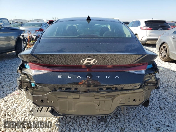 2024 Hyundai Elantra SE with VIN KMHLL4DG4RU696849, listed as a Copart auction lot 85215944 with 13,650 mi miles and Clean title. Bid and sale history available at DreamBid. Image 6.