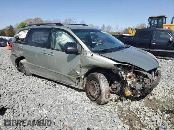 2008 Toyota Sienna CE with VIN 5TDZK23CX8S136339, listed as a Copart auction lot 51931555 with 174,665 mi miles and Salvage Title. Bid and sale history available at carsss.com. Image 4.