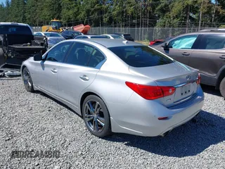 2017 Infiniti Q50 Premium with VIN JN1EV7AR8HM841827, listed as a IAAI auction lot 42663637 with 55,510 mi miles and . Bid and sale history available at DreamBid. Image 3.