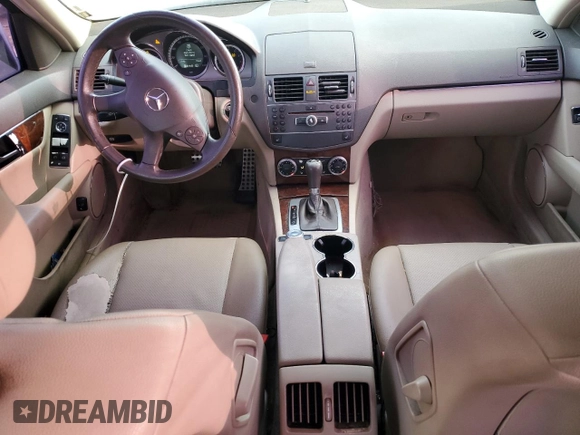 2011 Mercedes-Benz C 300 Sport with VIN WDDGF8BB1BR148401, listed as a Copart auction lot 50874965 with 147,216 mi miles and Salvage Title. Bid and sale history available at carsss.com. Image 8.