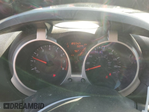 2015 Nissan Juke SV with VIN JN8AF5MR6FT509420, listed as a Copart auction lot 84405624 with 183,747 mi miles and Salvage Title. Bid and sale history available at carsss.com. Image 9.