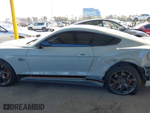 2021 Ford Mustang Mach 1 with VIN 1FA6P8R08M5550536, listed as a IAAI auction lot 41664249 with 19,006 mi miles and . Bid and sale history available at DreamBid. Image 14.