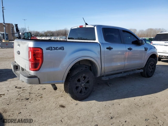 2021 Ford Ranger XL with VIN 1FTER4FH0MLD09018, listed as a Copart auction lot 42383735 with 46,866 mi miles and Salvage Title. Bid and sale history available at carsss.com. Image 3.