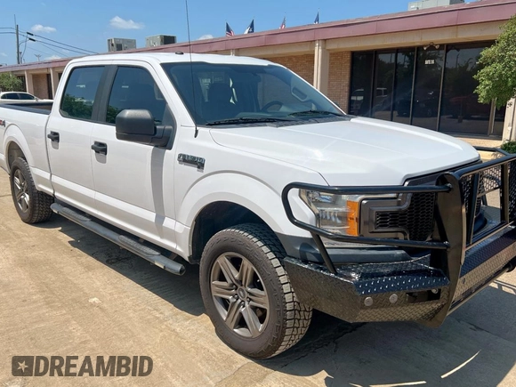 2018 Ford F-150 XL with VIN 1FTFW1EG1JKF37681, listed as a Copart auction lot 61414165 with 152,835 mi miles and Clean title. Bid and sale history available at DreamBid. Image 1.