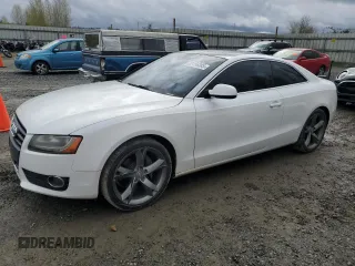 2012 Audi A5 2.0T Premium Plus with VIN WAULFAFR8CA002372, listed as a Copart auction lot 52156385 with 128,647 mi miles and Clean Title. Bid and sale history available at carsss.com. Image 1.