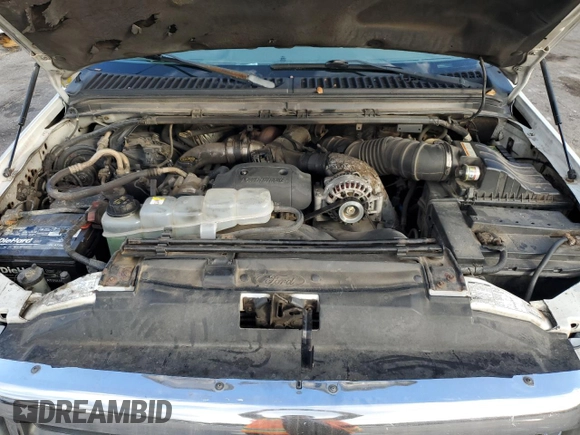 2001 Ford F-350 XL with VIN 1FTWW32F81ED76171, listed as a Copart auction lot 85030524 with 294,338 mi miles and Salvage title. Bid and sale history available at DreamBid. Image 11.