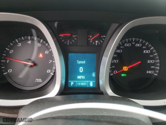 2011 Chevrolet Equinox LT w/2LT with VIN 2CNFLPE55B6216124, listed as a Copart auction lot 44753515 with 131,897 mi miles and Clean Title. Bid and sale history available at carsss.com. Image 9.