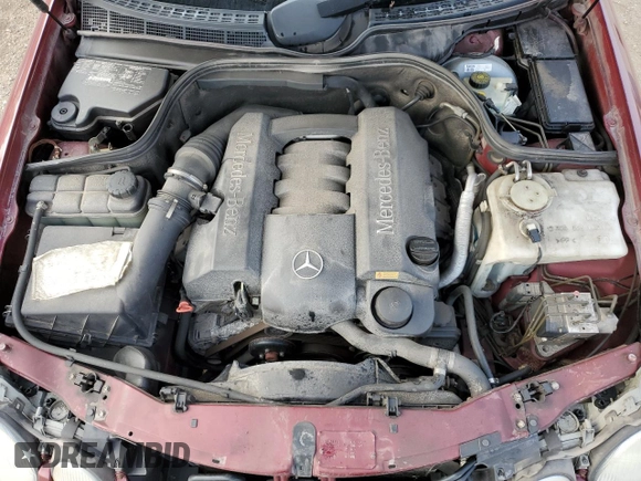 2000 Mercedes-Benz CLK 320/430 with VIN WDBLJ65G9YF120499, listed as a Copart auction lot 65742024 with 223,013 mi miles and Clean Title. Bid and sale history available at DreamBid. Image 11.