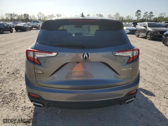 2023 Acura RDX w/Technology Package with VIN 5J8TC1H59PL004665, listed as a Copart auction lot 50383935 with 14,242 mi miles and Salvage Title. Bid and sale history available at carsss.com. Image 6.