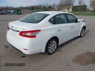 2015 Nissan Sentra S with VIN 3N1AB7AP2FY320344, listed as a IAAI auction lot 41959087 with 113,050 mi miles. Bid and sale history available at carsss.com. Image 4.