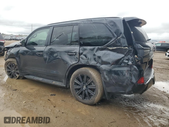 2019 Lexus LX 570 z VIN JTJHY7AX7K4292383, wystawiony jako Copart lot #82715804 z przebiegiem Nie podano mil oraz Szkoda całkowita • Salvage title. Historia ofert i sprzedaży dostępna na DreamBid. Obrazek 2.
