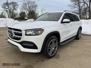 2022 Mercedes-Benz GLS with VIN 4JGFF5KE4NA674308, listed as a Copart auction lot 45237825 with 161,479 mi miles and Clean Title. Bid and sale history available at carsss.com. Image 2.