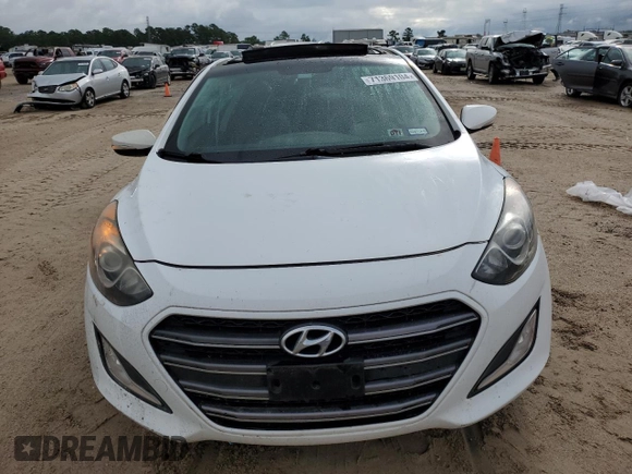 2017 Hyundai Elantra GT with VIN KMHD35LH5HU358721, listed as a Copart auction lot 71369104 with 93,123 mi miles and Salvage Title. Bid and sale history available at carsss.com. Image 5.