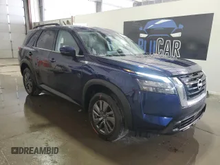 2024 Nissan Pathfinder SV with VIN 5N1DR3BA2RC283684, listed as a Copart auction lot 54403005 with 25,647 mi miles and Clean title. Bid and sale history available at DreamBid. Image 4.